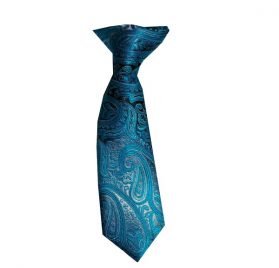 baby turquoise paisley