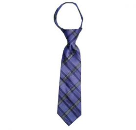 Toddler Zipper Quartz Purple Plaid