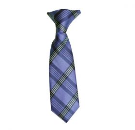 Baby Clip On Quartz Purple Plaid
