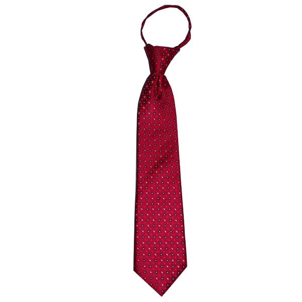 Boys Zipper Cherry Apple Red with White Squares