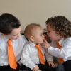 Orange ties