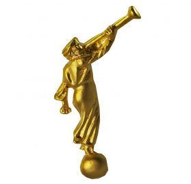 angel moroni gold pin