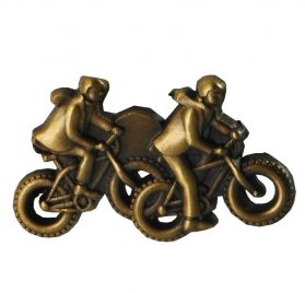 Missionaries on Bikes Gold Pin