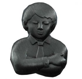 Silver Prayer Pin