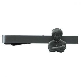 Silver Prayer Tie Bar
