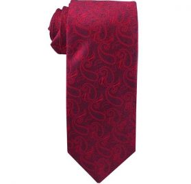 Angel Moroni Red Paisley Tie