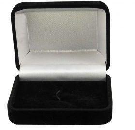 black velvet tie bar box
