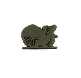 Handcart trek gold pin