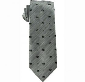 light gray hnadcart trek tie