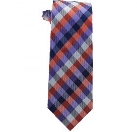 Spring Plaid Navy, coral lavender