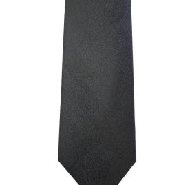 Black Textured Men's Tie