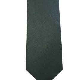 Dark Green Textured Men's Tie