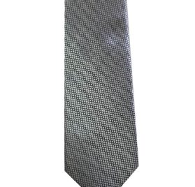 Silver & Black Dotted Men's Tie