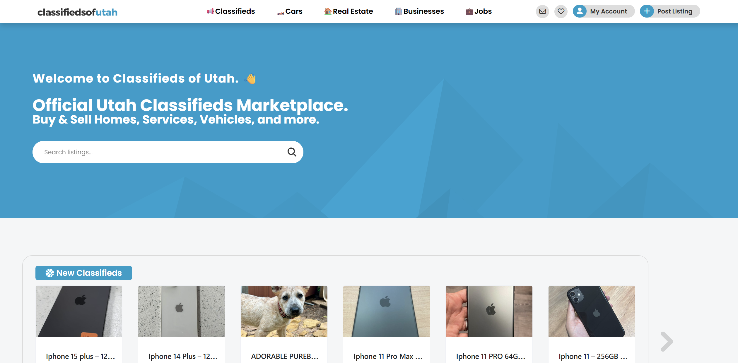 Classifieds of Utah - Local business directory platform